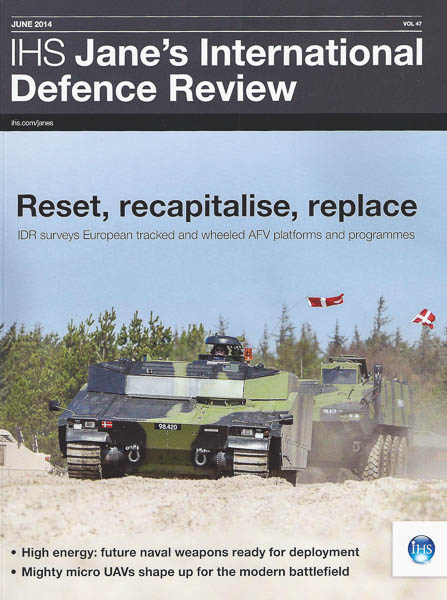 Our Front Cover shot for IHS Janes' IDR , Defence Photography