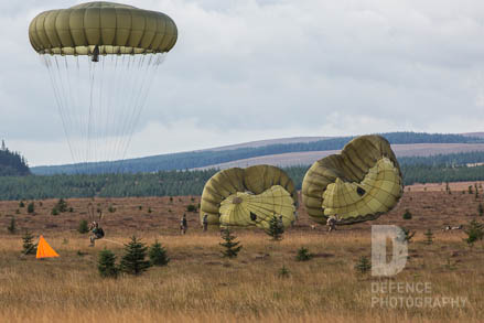 With the British Army's Parachute Regiment on Exercise, Defence Photography